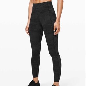 Lululemon Fast & Free High-Rise Tight Nulux Leggings Incognito Camo Multi Grey 4